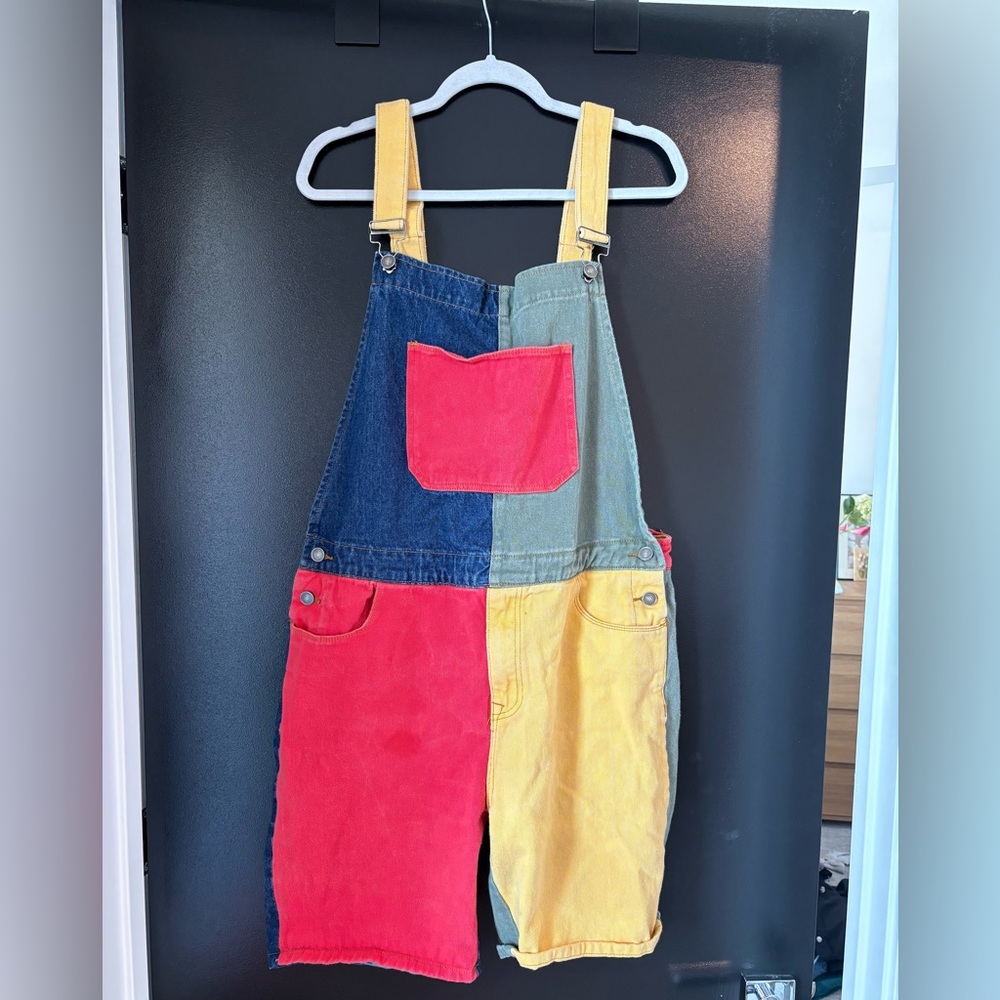 Cowboy Stars Vibrant Cotton Overalls